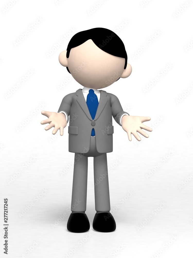 呆れるビジネスマン