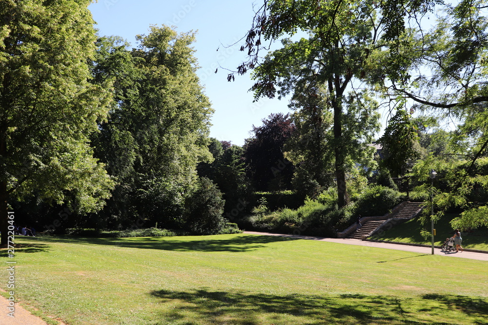 Jarin municipal - parc municipal dans la ville de Luxembourg, Grand Duché de Luxembourg, Juin 2019 Jarin municipal - parc municipal dans la ville de Luxembourg, Grand Duché de Luxembourg, Juin 2019