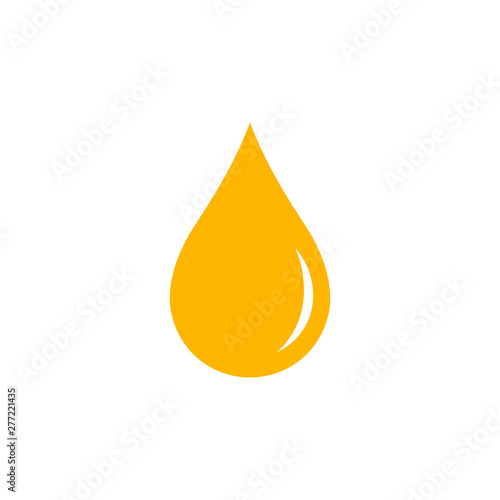 Oil drop illustration. Vector. Isolated.