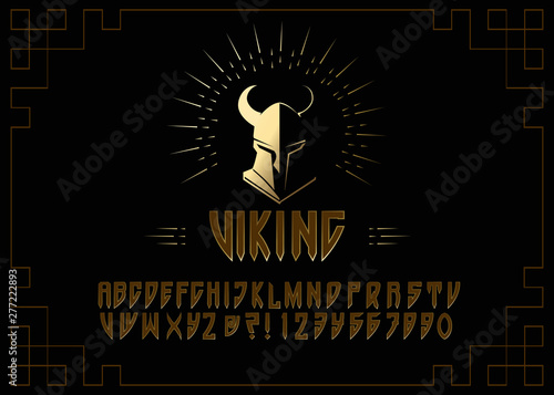 Viking typeface.