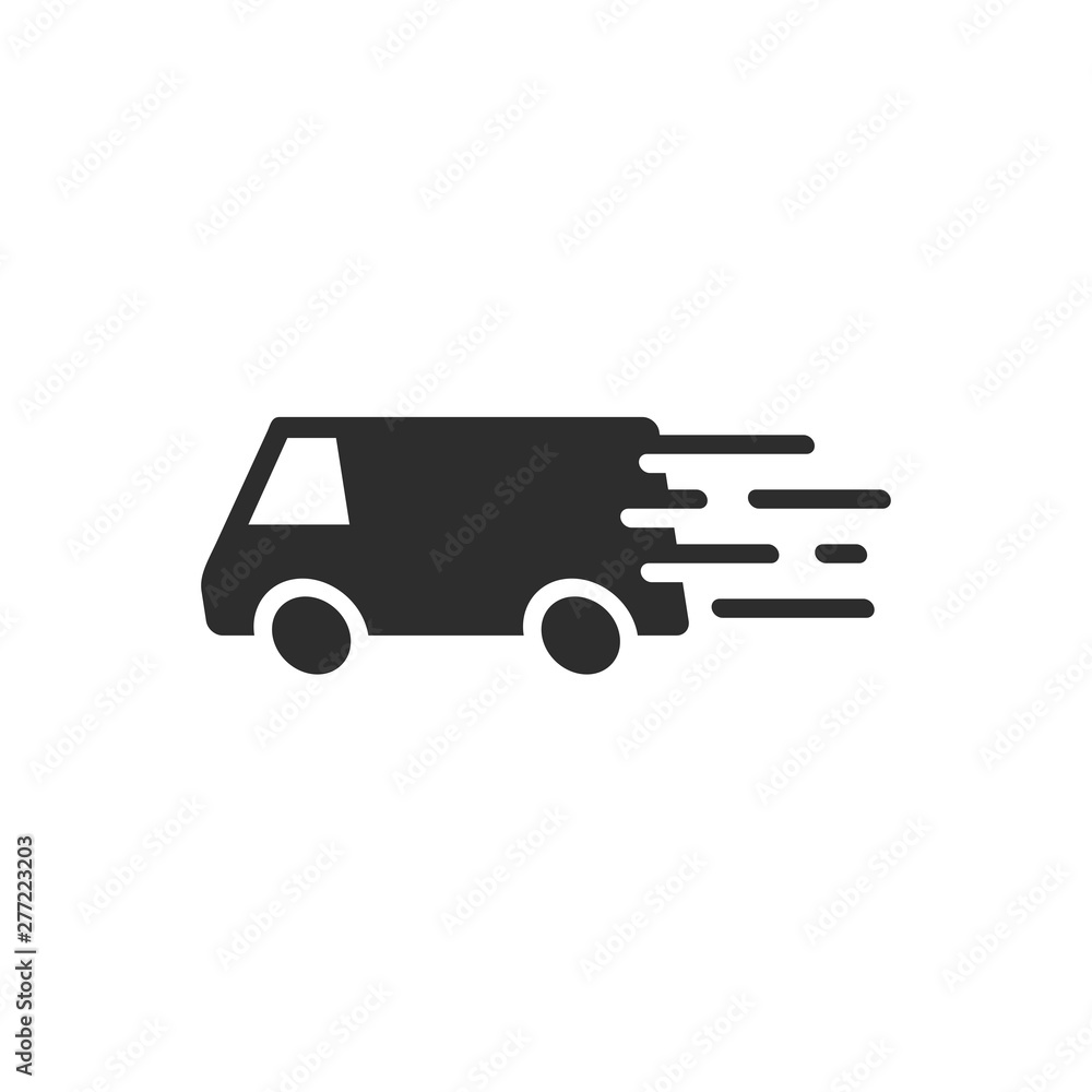 Truck Car icon template black color editable. Delivery Truck symbol vector sign isolated on white background. Simple logo vector illustration for graphic and web design. Truck Car icon template black color editable. Delivery Truck symbol vector sign isolated on white background. Simple logo vector illustration for graphic and web design.