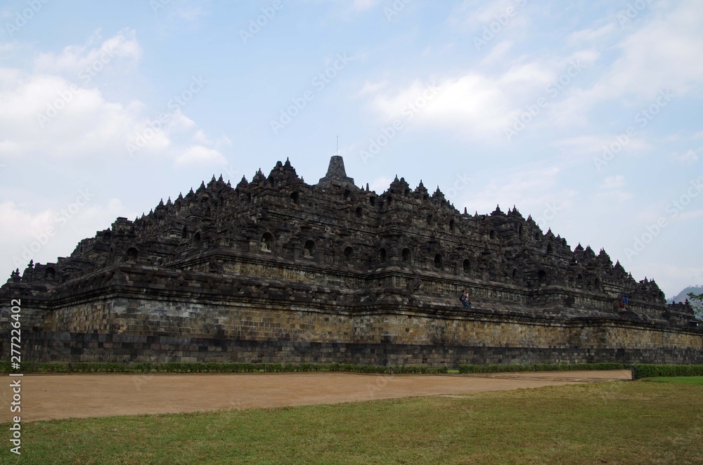 The Borobudur temple near Yogyakarta on the Java island in Indonesia The Borobudur temple near Yogyakarta on the Java island in Indonesia