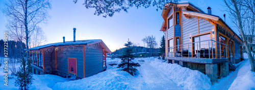 Group of houses in the cott...