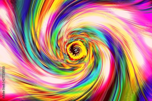 abstract fractal background  wallpaper with a curved digital colorful spiral
