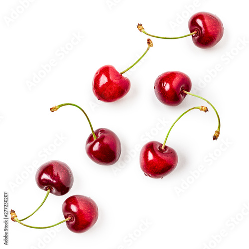 Tableau sur toile Cherry fruits arrangement
