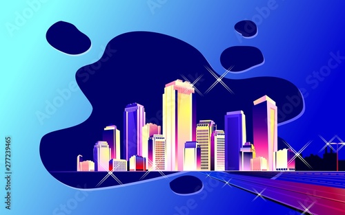 abstract city spot