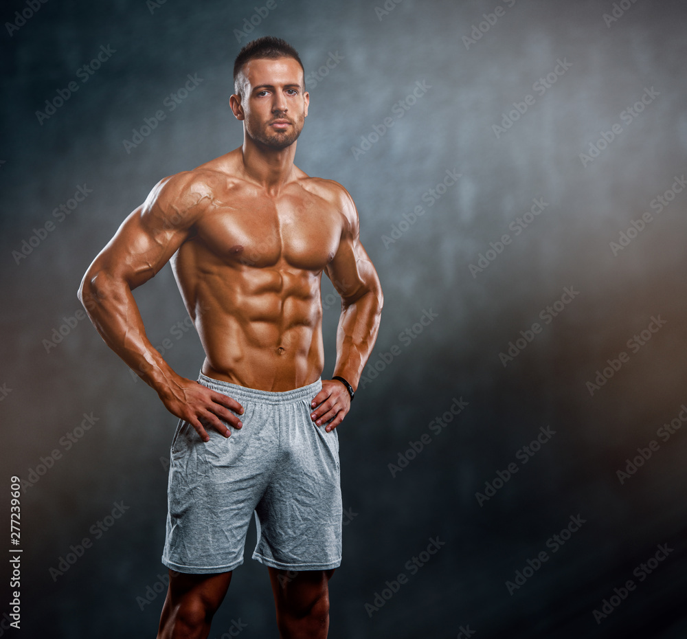 Fototapeta premium Portraiit of Young Muscular Men
