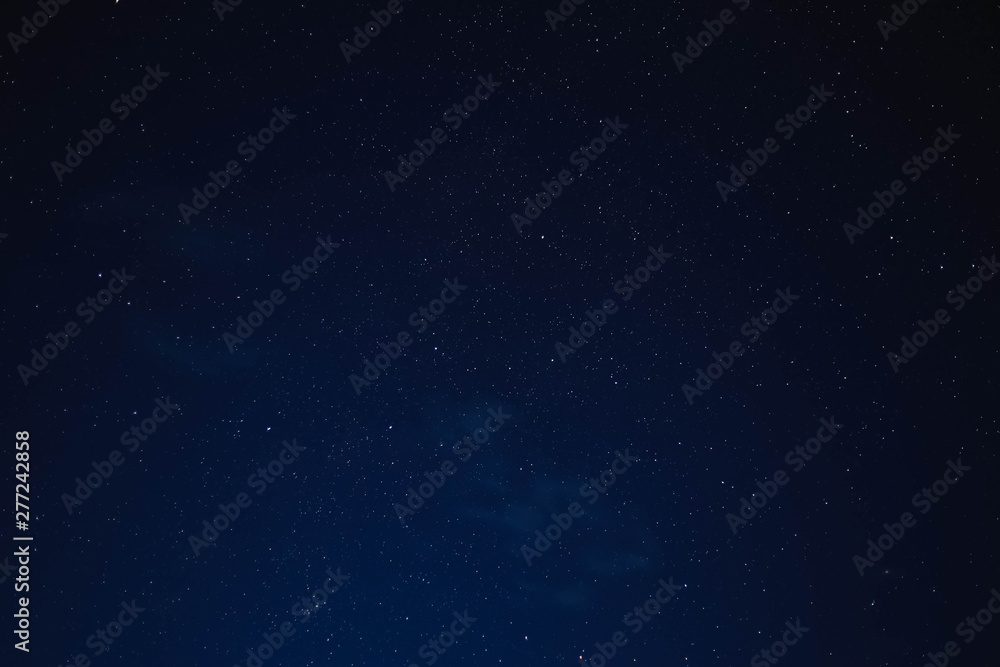 starry sky and a small cloud starry sky and a small cloud