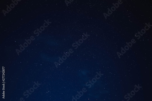 starry sky and a small cloud