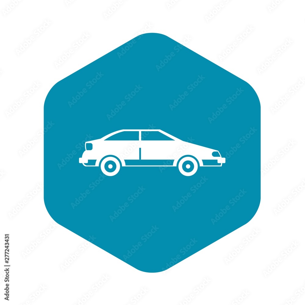 Car icon. Simple illustration of car vector icon for web design