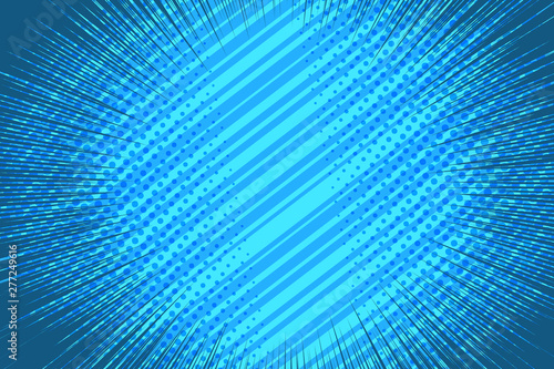 Comic blue abstract elegant explosive background