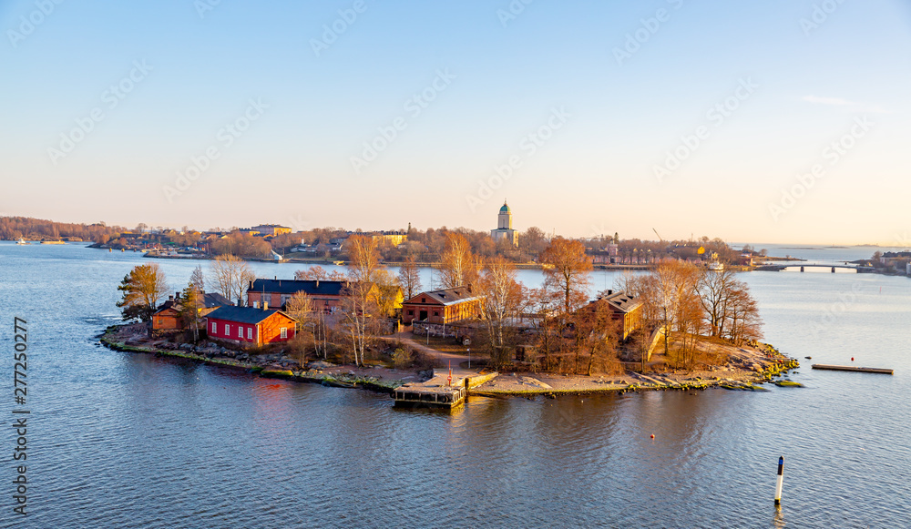 House on island in Baltic sea