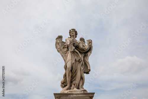Art marble sculpture in Castel Sant Angelo  Mausoleum of Hadrian 