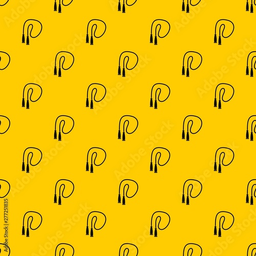 Skipping rope pattern seamless vector repeat geometric yellow for any design