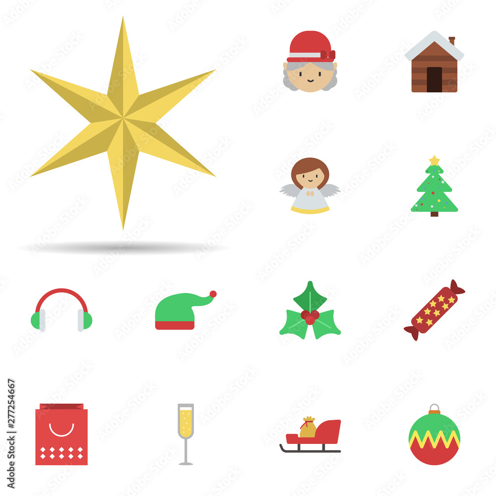 Christmas decoration 2 colored line icon. Universal set of christmas for website design and development, app development