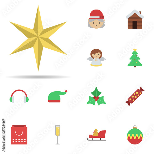 Christmas decoration 2 colored line icon. Universal set of christmas for website design and development, app development
