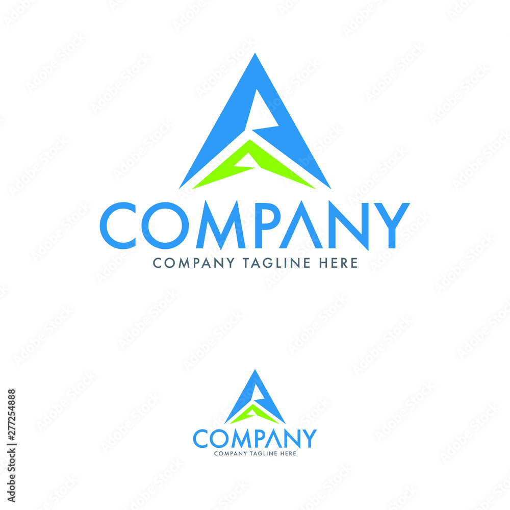 Dynamic Letter A Logo Template Dynamic Letter A Logo Template