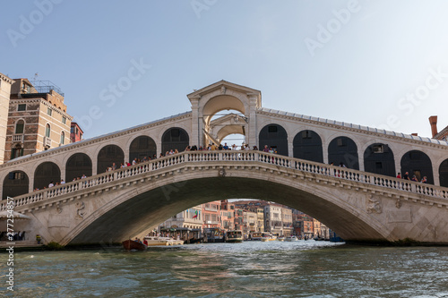 Panoramic view of Rialto Bridge (Ponte di Rialto)