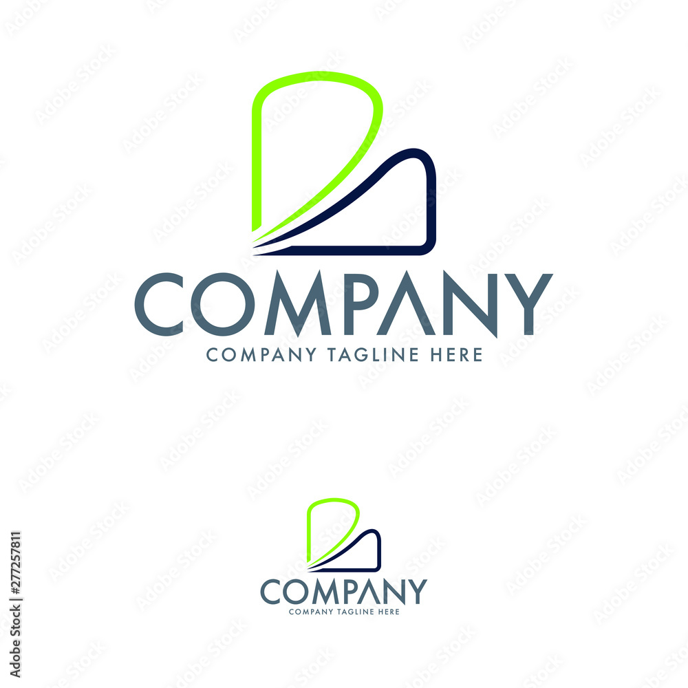 Modern Logistic and Natural Logo Design Modern Logistic and Natural Logo Design