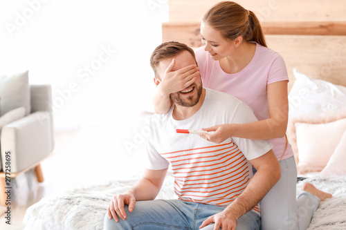 Happy couple with pregnancy...