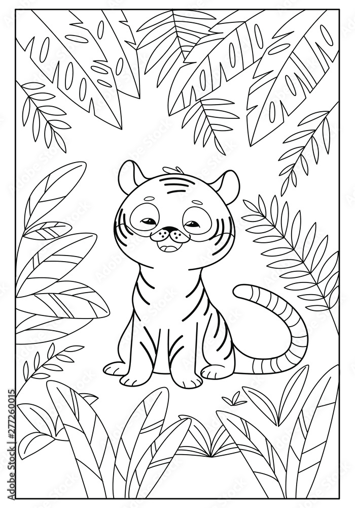 coloring pages rain forest