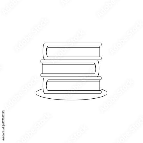 Books icon. Element of book for mobile concept and web apps icon. Outline, thin line icon for website design and development, app development