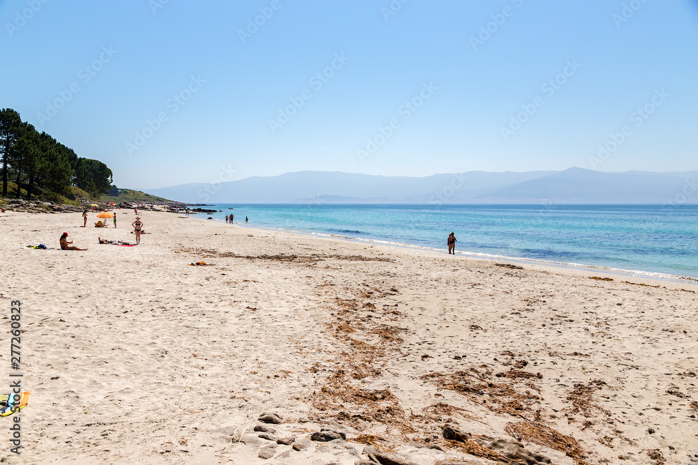 Muros, Spain. Sandy beach on the Atlantic Ocean Muros, Spain. Sandy beach on the Atlantic Ocean
