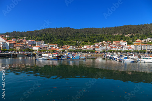 Muros, Spain. Boat port