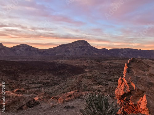 Volcanic sunset