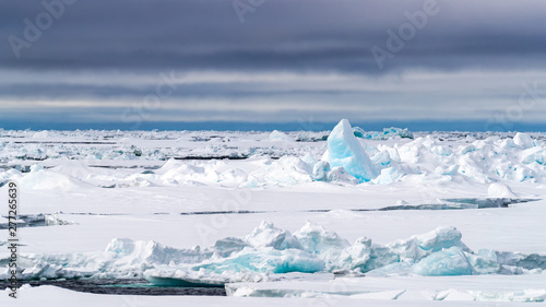 Valokuva Pack ice at 80 degrees north