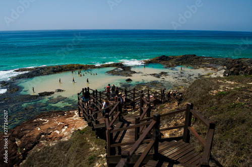 Champagne Pools on Fraser Island