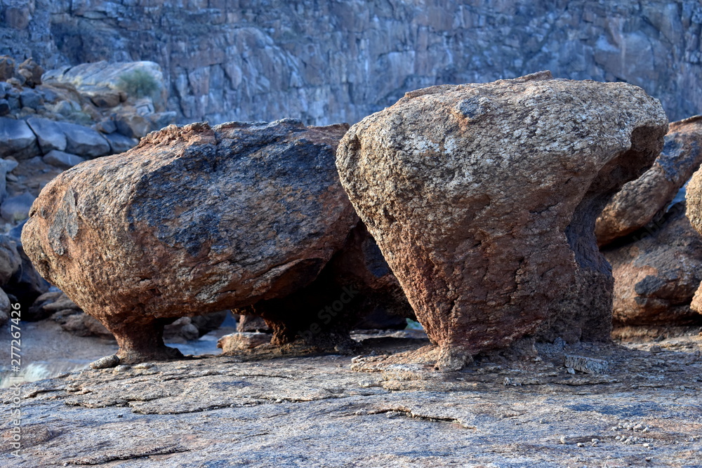 Strange rock formations at Augrabies National Park Strange rock formations at Augrabies National Park