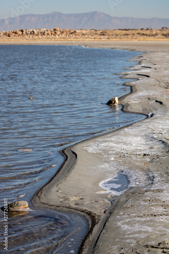 Jagged shoreline of the Great Salt Lake