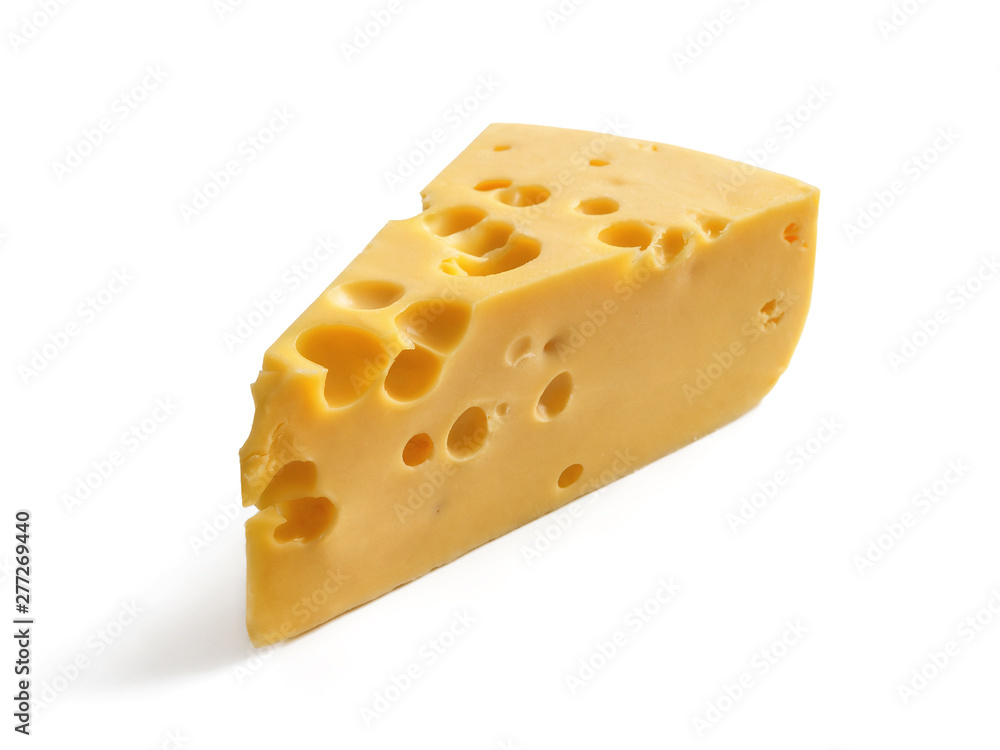 Piece of Maasdam cheese