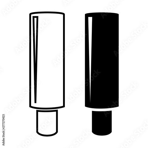 Billede på lærred Board Game Peg Pushpin Character Vector Icon Illustration