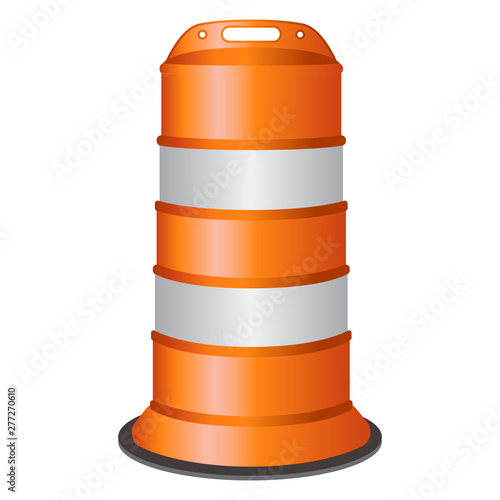 Traffic Cone Vector Illustration Icon