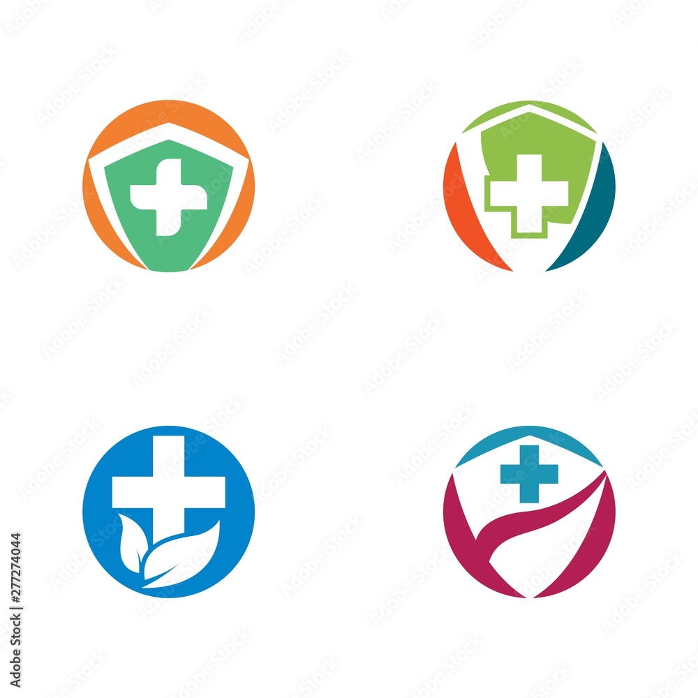 Medical logo icon template illustration Medical logo icon template illustration