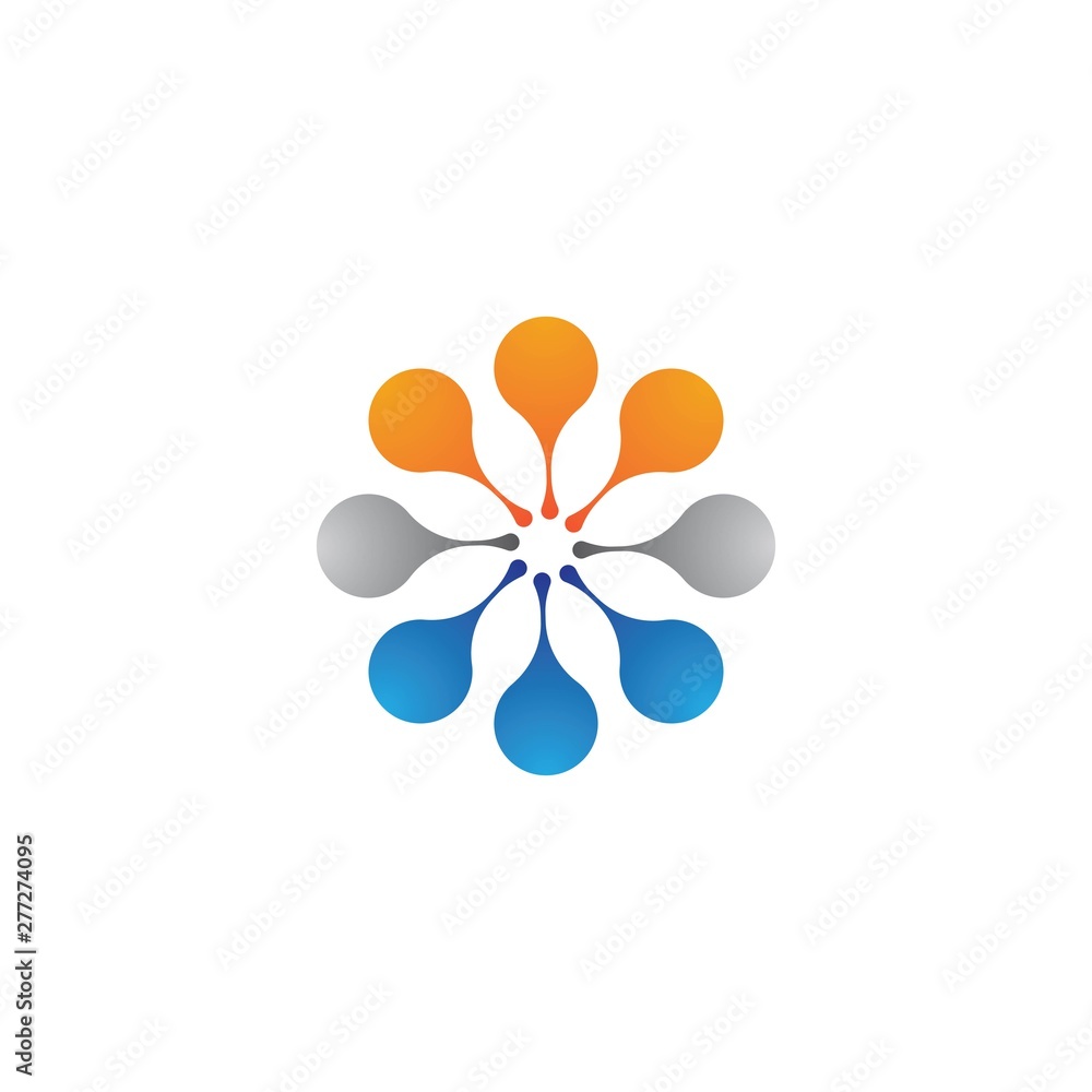 Molecule logo template vector icon illustration Molecule logo template vector icon illustration