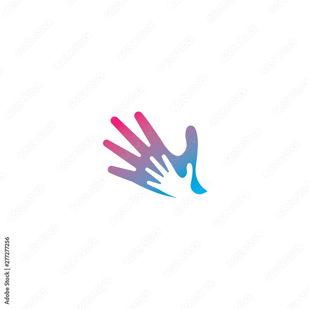 Hand care logo and symbols template icons Hand care logo and symbols template icons