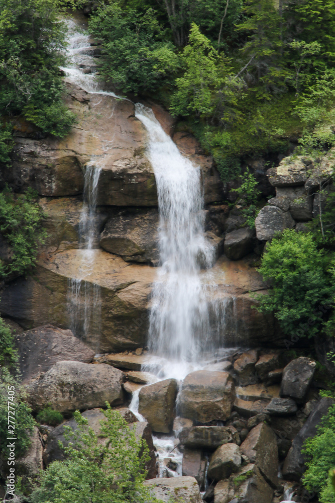 Fototapeta premium waterfall in deep forest