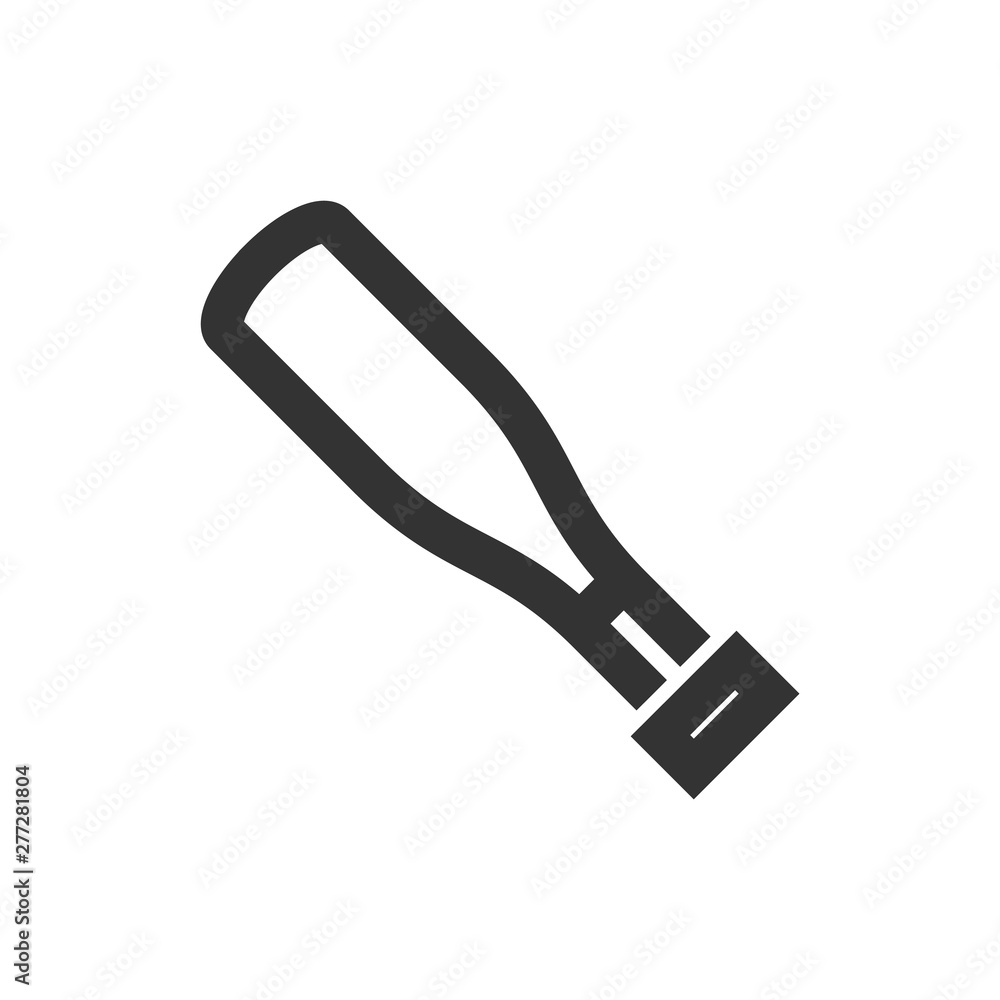 Outline Icon - Baseball bat Outline Icon - Baseball bat
