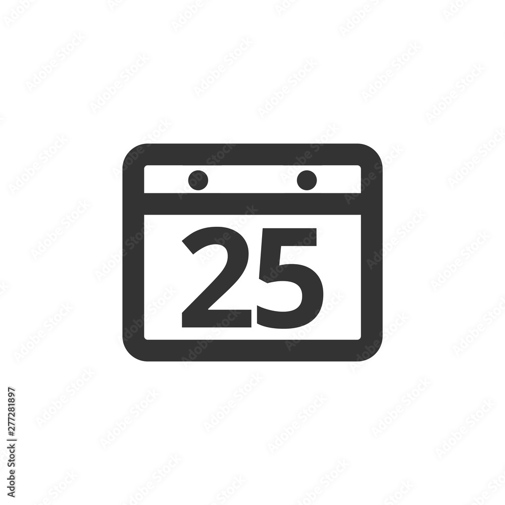Outline Icon - Calendar Christmas Outline Icon - Calendar Christmas