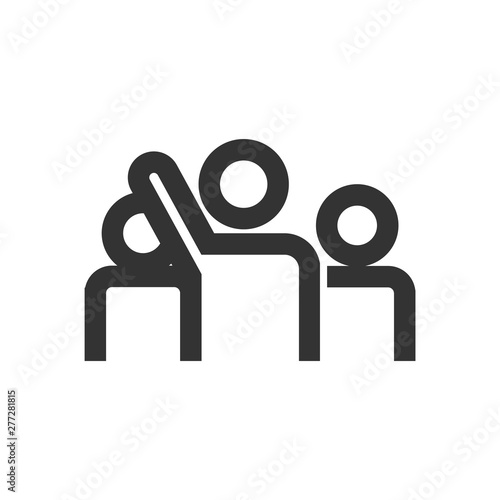 Outline Icon - Raise hand