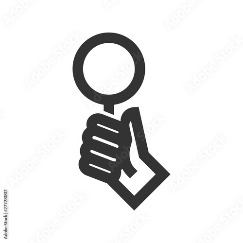 Outline Icon - Bidder hand