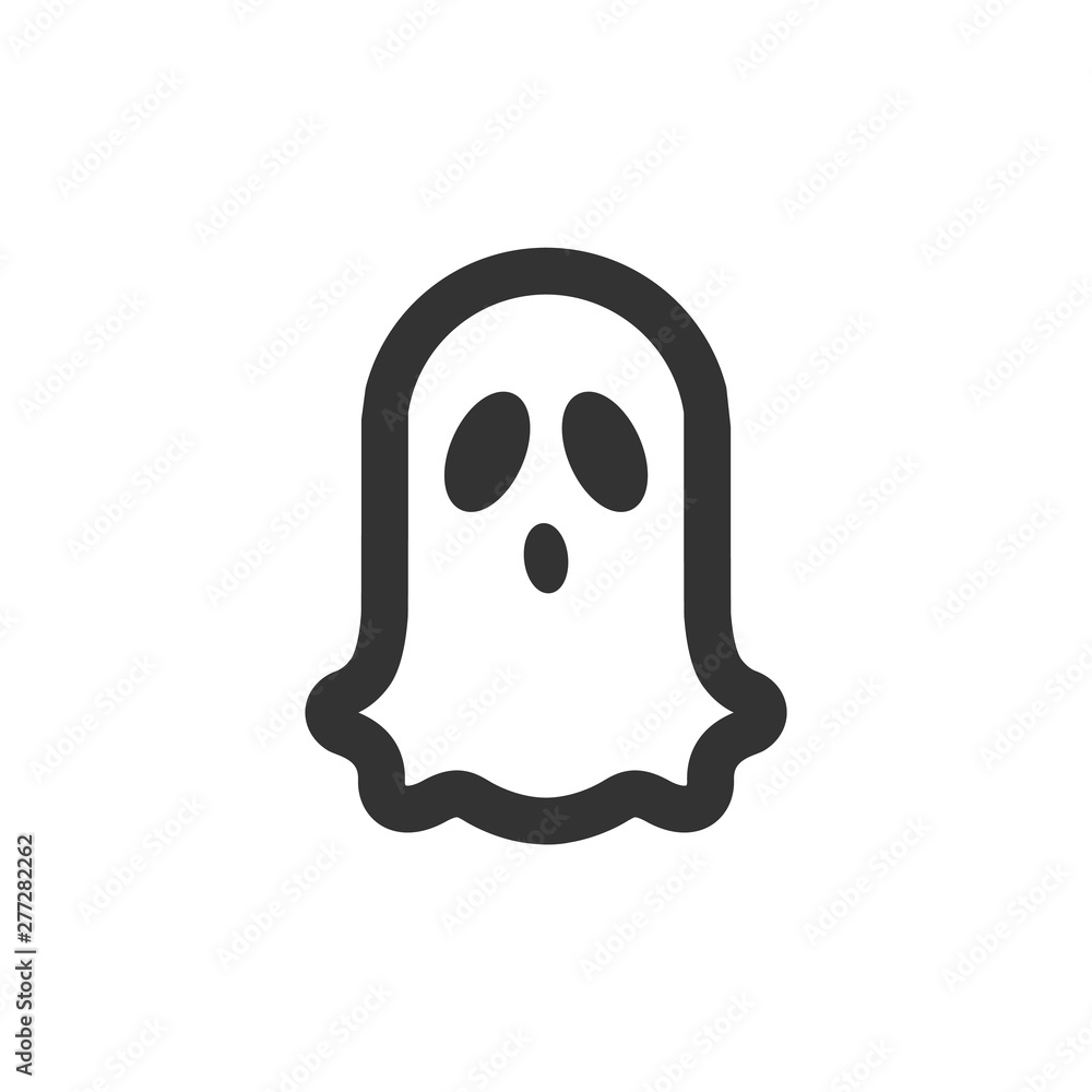 Outline Icon - Halloween ghost Outline Icon - Halloween ghost