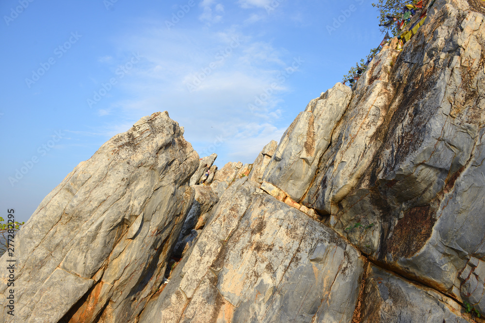 Beautiful view of the picturesque rock Beautiful view of the picturesque rock