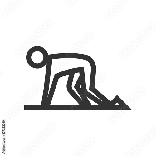 Outline Icon - Starting runner