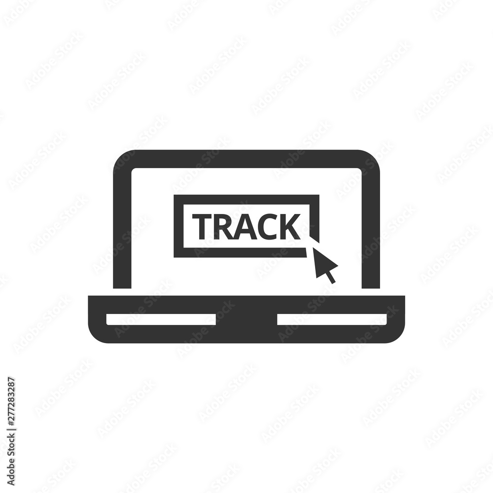 Outline Icon - Tracking laptop monitor Outline Icon - Tracking laptop monitor