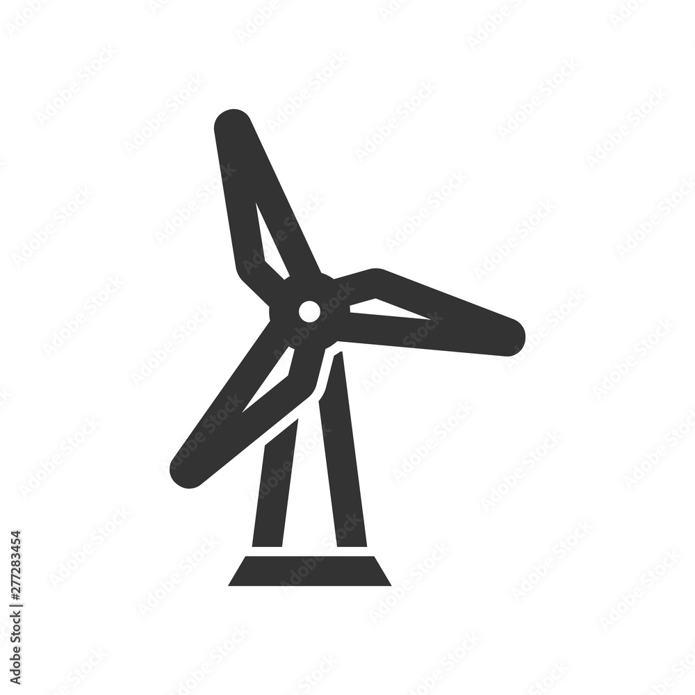 Outline Icon - Wind turbine