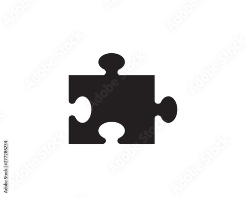 Puzzle vector icon template